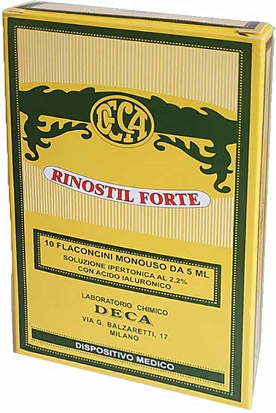 RINOSTIL FORTE SOLUZIONE IPERTONICA 10 FLACONCINI MONOUSO DA 5 ML - fitfarma.it