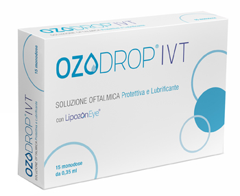 OZODROP IVT SOLUZIONE OFTALMICA BASE DI OLIO OZONIZZATO IN FOSFOLIPIDI 15 FLACONCINI MONODOSE DA 0,35 ML - fitfarma.it