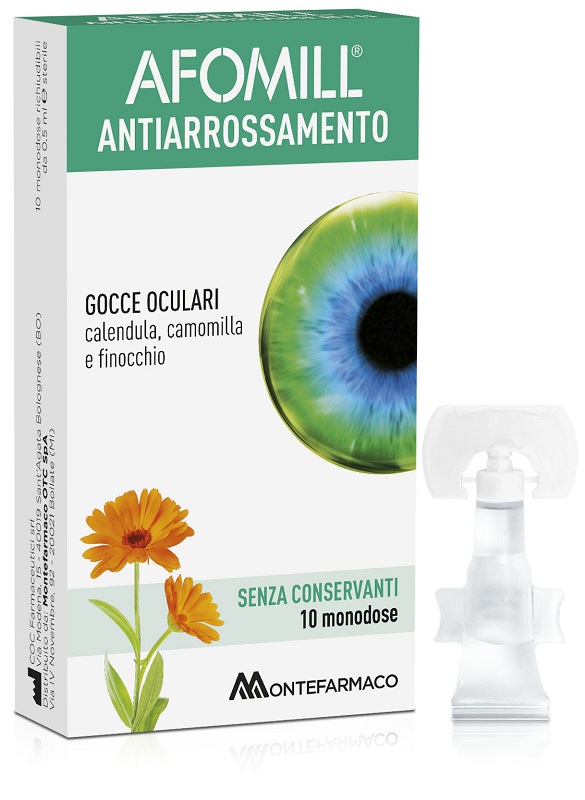 AFOMILL ANTIARROSSAMENTO SENZA CONSERVANTI 10 FIALE DA 0,5 ML - fitfarma.it