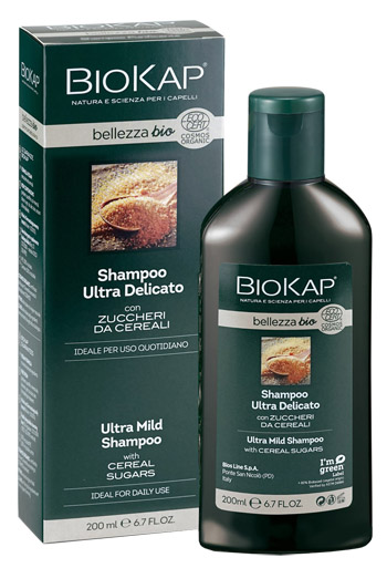 BIOKAP BELLEZZA BIO SHAMPOO ULTRA DELICATO COSMOS ECOCERT 200 ML - fitfarma.it