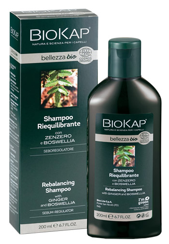 BIOKAP BELLEZZA BIO SHAMPOO RIEQUILIBRANTE COSMOS ECOCERT 200 ML - fitfarma.it