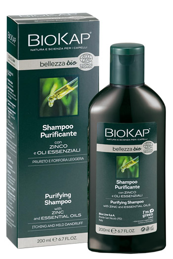 BIOKAP BELLEZZA BIO SHAMPOO PURIFICANTE COSMOS ECOCERT 200 ML - fitfarma.it