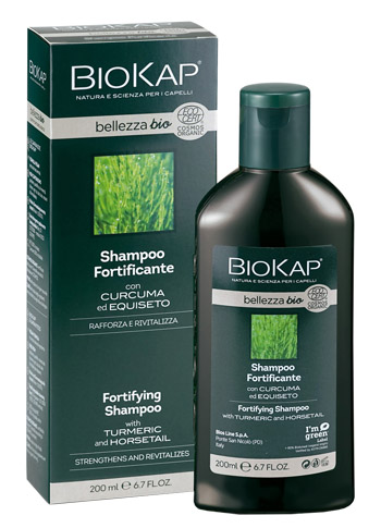 BIOKAP BELLEZZA BIO SHAMPOO FORTIFICANTE COSMOS ECOCERT 200 ML - fitfarma.it