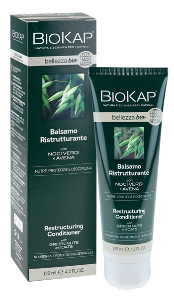 BIOKAP BELLEZZA BIO BALSAMO RISTRUTTURANTE COSMOS ECOCERT 125 ML - fitfarma.it