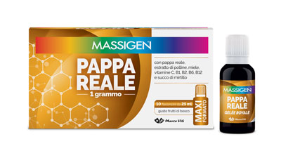 MASSIGEN PAPPA REALE 10 FLACONI DA 25 ML - fitfarma.it