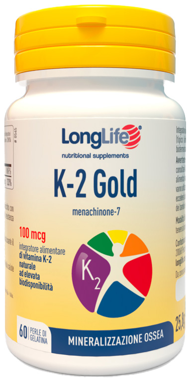 LONGLIFE K-2 GOLD 60 PERLE - fitfarma.it