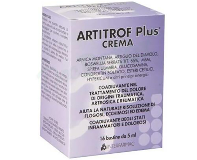 ARTITROF PLUS CREMA 16 BUSTINE DA 5 ML - fitfarma.it