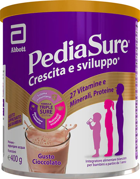 PEDIASURE CRESCITA&SVILUPPO RINFORZA CIOCCOLATO 850 G - fitfarma.it