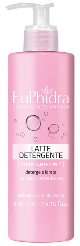 EUPHIDRA LATTE DETERGENTE STRUCCANTE 2IN1 400 ML - fitfarma.it