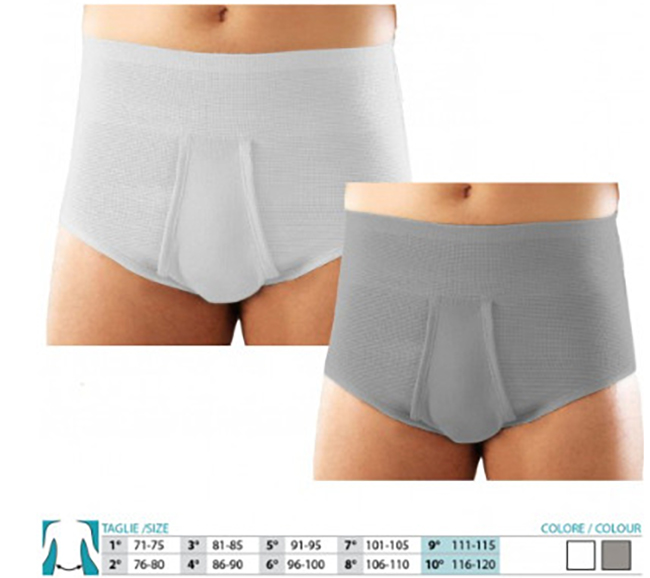 ORIONE 309 SLIP UOMO CONTENITIVO APERTO GRIGIO 4 - fitfarma.it