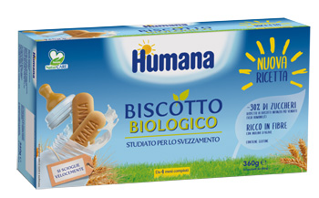 HUMANA BISCOTTO BABY BIO 2 SACCHETTI DA 180 G - fitfarma.it
