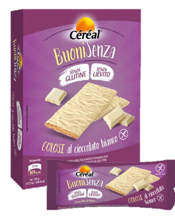 CEREAL BUONI SENZA GOLOSO CIOCCOLATO BIANCO 120 G - fitfarma.it