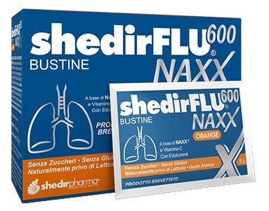 SHEDIRFLU 600 NAXX ARANCIA SENZA ZUCCHERI 20 BUSTINE - fitfarma.it