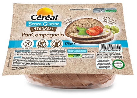CEREAL SENZA GLUTINE INTEGRALE PAN CAMPAGNOLO 175 G - fitfarma.it