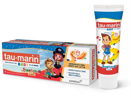 TAU MARIN DENTIFRICIO BABY SMILE FRAGOLA SPECIAL EDITION 44 GATTI 50 ML - fitfarma.it