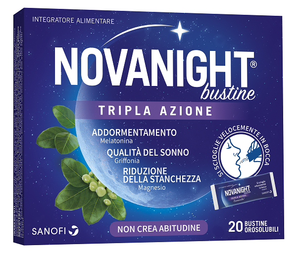 NOVANIGHT 20 BUSTINE TRIPLA AZIONE - fitfarma.it