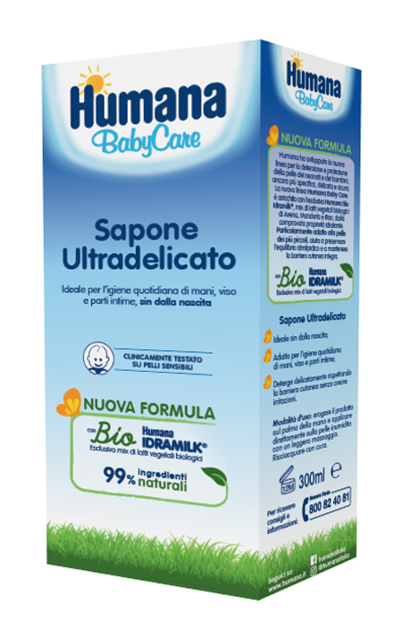 HUMANA BABY CARE SAPONE LIQUIDO 300 ML - fitfarma.it