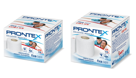 BENDA IN COTONE PRONTEX FIXA TAPE M 10 X 3,8 CM BIANCO - fitfarma.it
