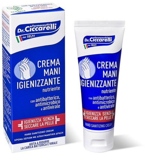 CICCARELLI CREMA MANI IGIENIZZANTE 75 ML - fitfarma.it