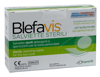 BLEFAVIS SALVIETTE STERILI 18 PEZZI - fitfarma.it