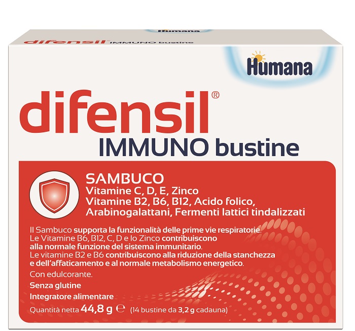 DIFENSIL IMMUNO BUSTINE 14 BUSTINE - fitfarma.it