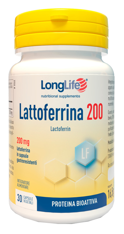 LONGLIFE LATTOFERRINA200 30 CAPSULE GASTRORESISTENTI - fitfarma.it