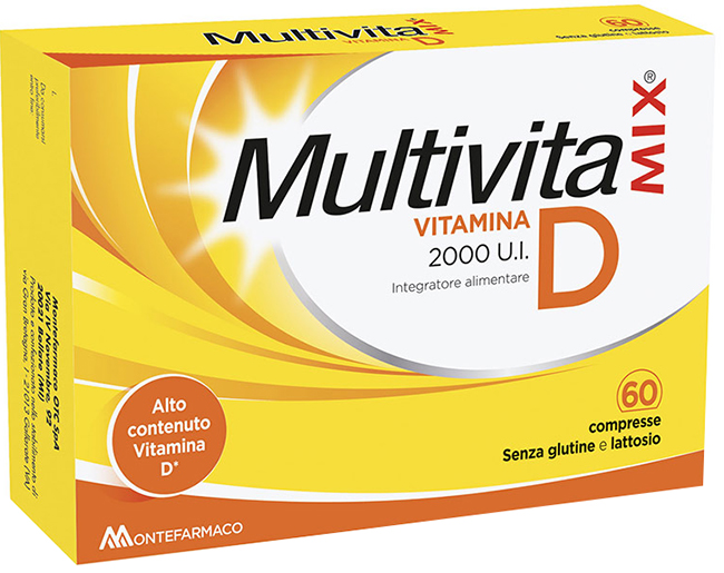 MULTIVITAMIX VITAMINA D 2000 UI 60 COMPRESSE - fitfarma.it