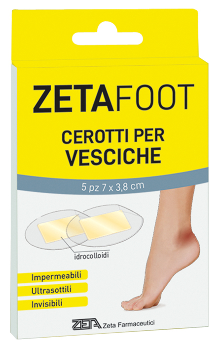 ZETAFOOT CEROTTO IDROCOLLOIDALE VESCICHE SP 5 PEZZI - fitfarma.it