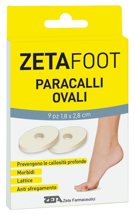 ZETAFOOT PARACALLO OVALE LATTICE 9 PEZZI - fitfarma.it