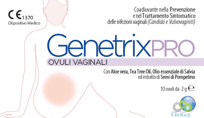 GENETRIX PRO 10 OVULI VAGINALI 2 G - fitfarma.it