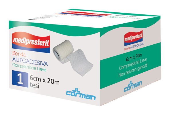 MEDIPRESTERIL BENDA AUTOADESIVA 6X2000 CM 1 PEZZO - fitfarma.it