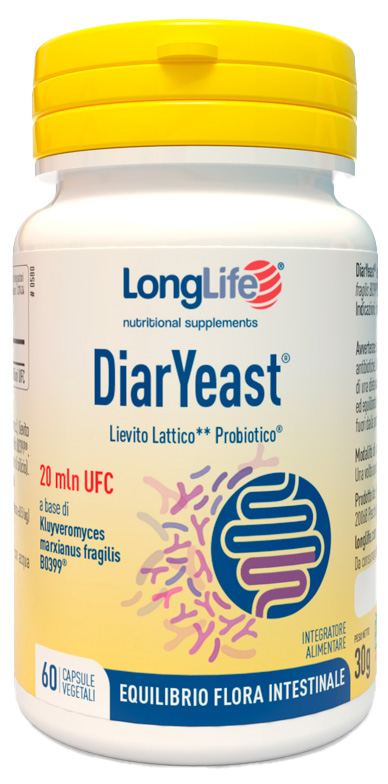LONGLIFE DIARYEAST 60 CAPSULE VEGETALI - fitfarma.it