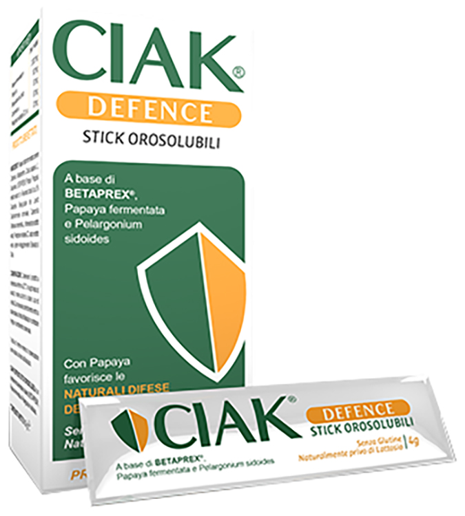 CIAK DEFENCE 15 STICK OROSOLUBILI - fitfarma.it