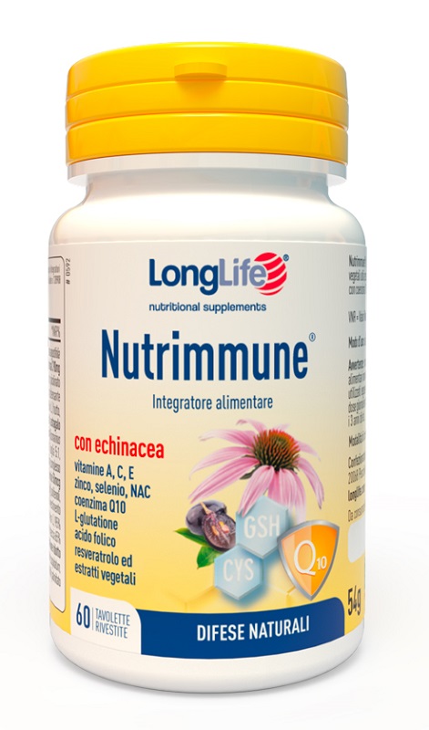 LONGLIFE NUTRIMMUNE 60 TAVOLETTE - fitfarma.it