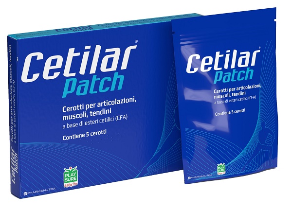 CEROTTO MONOUSO CETILAR PATCH PER ARTICOLAZIONI MUSCOLI E TENDINI 5 PEZZI - fitfarma.it