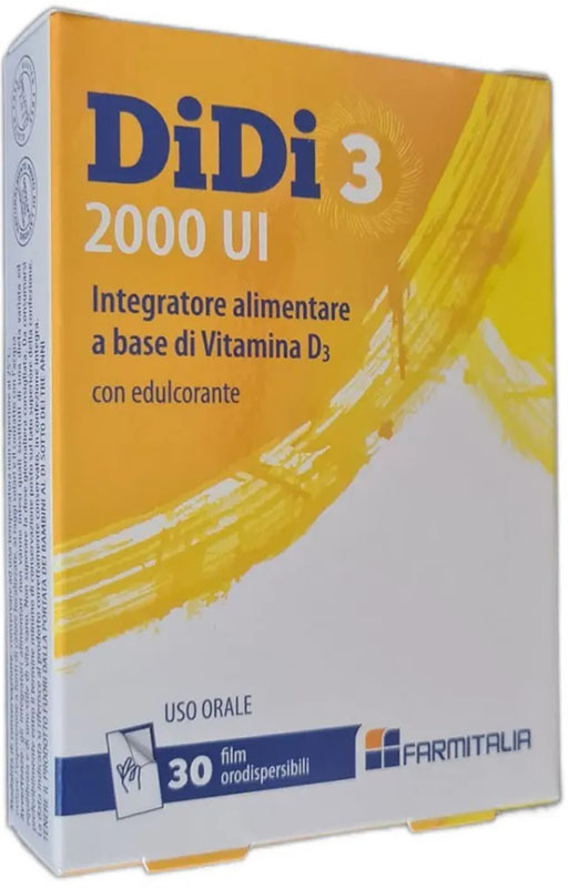DIDI3 2000 UI 30 FILM ORODISPERSIBILI - fitfarma.it
