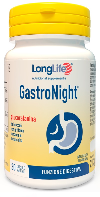 LONGLIFE GASTRONIGHT 30 CAPSULE VEGETALI - fitfarma.it