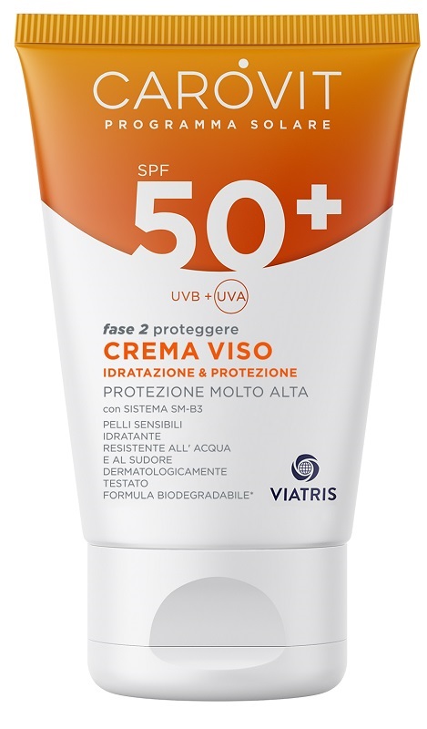 CAROVIT PROGRAMMA SOLARE CREMA VISO SPF50+ 50 ML - fitfarma.it