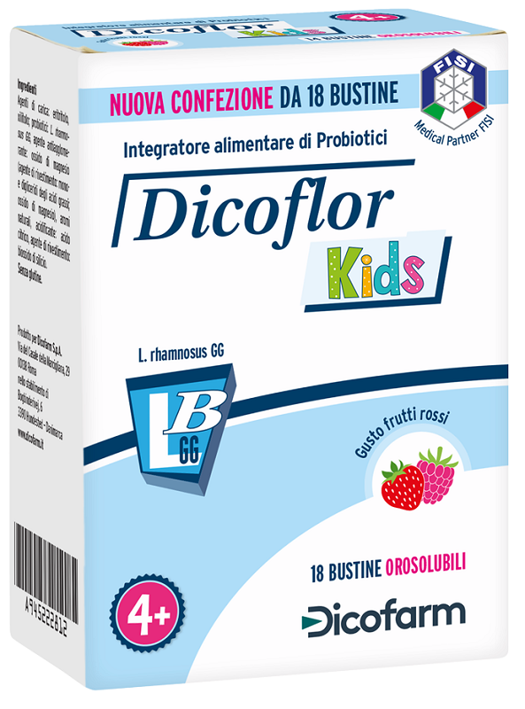DICOFLOR KIDS 18 BUSTINE - fitfarma.it