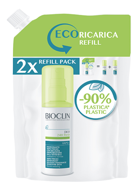 BIOCLIN DEO 24H FRESH VAPO RICARICA 200 ML - fitfarma.it