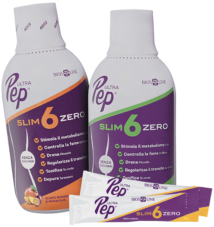 ULTRA PEP SLIM 6 ZERO ANANAS 500 ML BIOSLINE - fitfarma.it