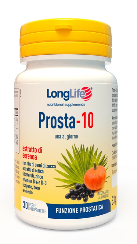 LONGLIFE PROSTA-10 30 PERLE - fitfarma.it