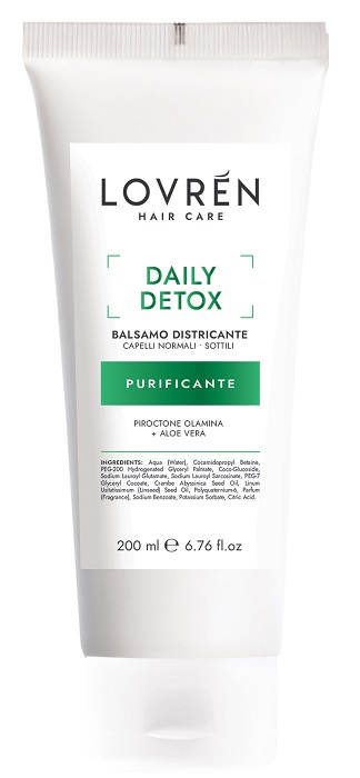 LOVREN HAIR CARE DAILY DETOX BALSAMO DISTRICANTE 200 ML - fitfarma.it