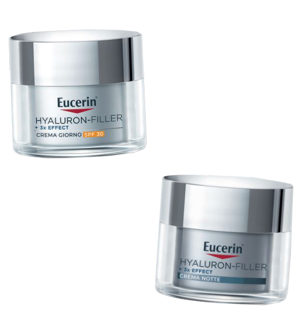 EUCERIN XMS ANTI AGE PACK HYFI GIORNO NOTTE 2025 1 HYALURON FILLER NOTTE 50 ML + 1 HYALURON FILLER GIORNO SPF30 50 ML - fitfarma.it