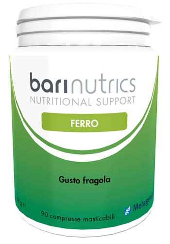 BARINUTRICS FERRO FRAGOLA ITA 90 COMPRESSE - fitfarma.it