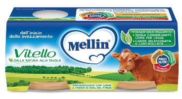 MELLIN OMOGENEIZZATO VITELLO 2 X 120 G - fitfarma.it