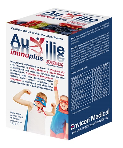 AUXILIE IMMUPLUS JUNIOR SOLUBILE 30 BUSTINE - fitfarma.it