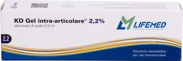 SIRINGA INTRA-ARTICOLARE KD GEL 2,2% ACIDO IALURONICO 2 ML - fitfarma.it
