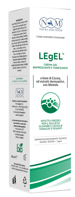 LEGEL CREMA-GEL RIFRESCANTE E TONIFICANTE PER GAMBE 150 ML - fitfarma.it