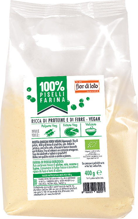 FIOR DI LOTO FARINA DI PISELLI BIO 400 G - fitfarma.it